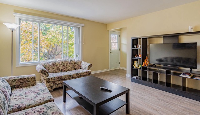 Spacious 3 bdr apartment , Free parking