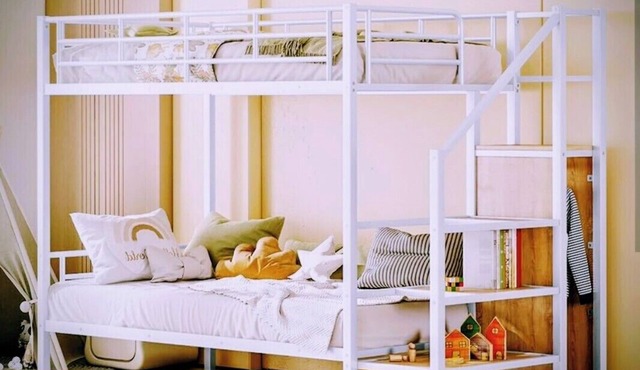 Spacious 3 bedroom house in charming Stevens Point with AC features a welcoming