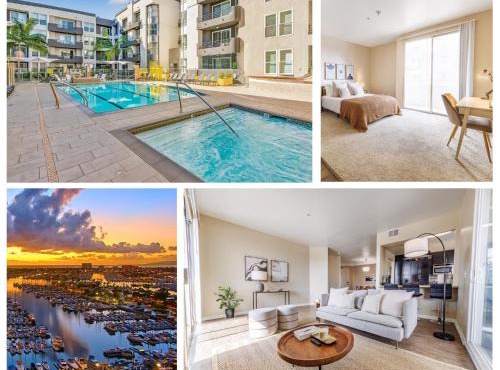 Spacious 3-Bedroom 3BTH Apt in Marina Del Rey! Pool, Hot Tub