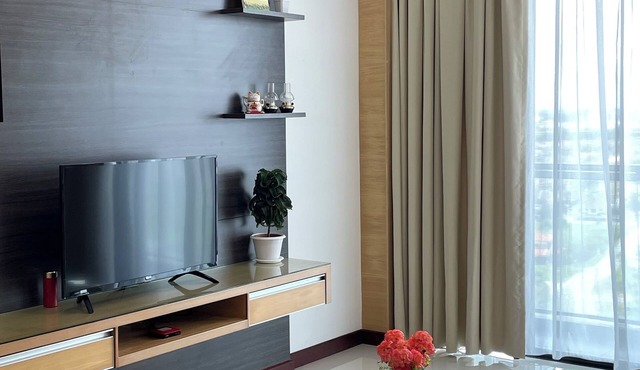 Spacious 3-bedroom apartment with AC, WiFi in charming Kuching