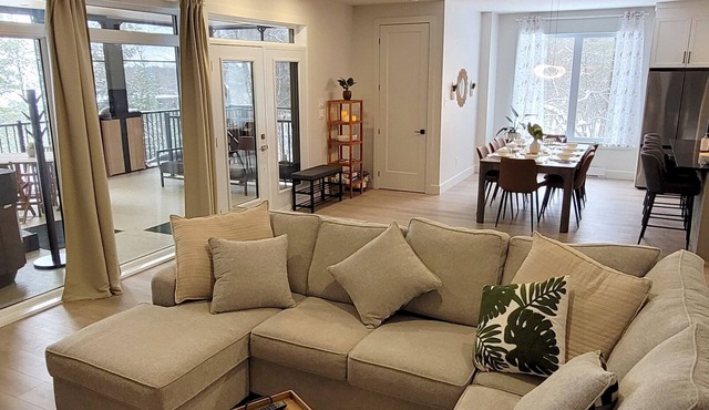 Spacious 3 bedroom condo in the heart of Mount Orford's nature