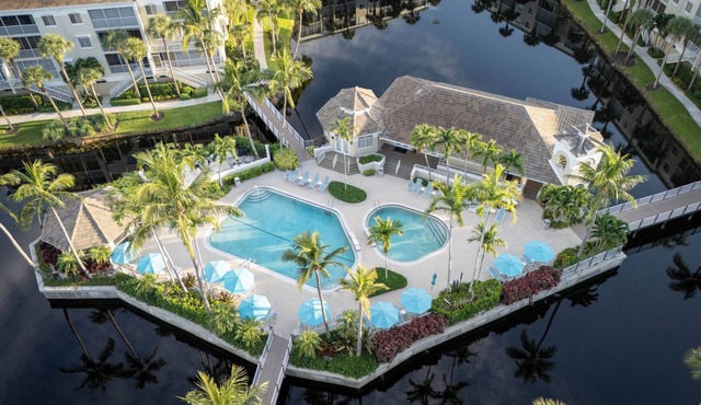 Spacious 3-bedroom condo minutes from beach with access to resort-like amenities