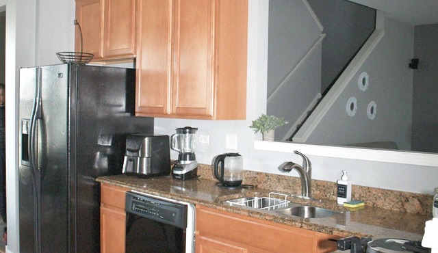 Spacious 3 bedroom home with King bed/Queen bed. Fun game room and Theater room.