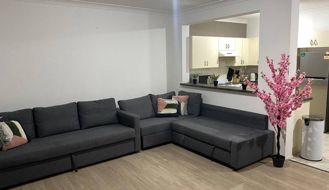 Spacious 3 bedroom townhouse with AC and lock up garage