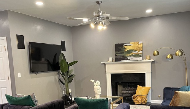 Spacious 3 Br 2.5 house with a Pool, Game and Movie Room