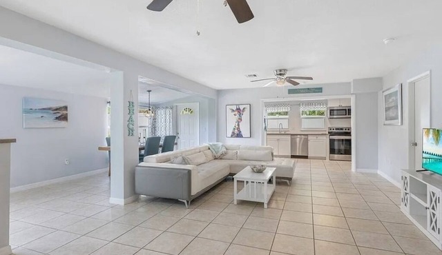 Spacious 3Bed, 2Bath Home with Open Floor Plan - Just 2.5 Miles from the Beach!