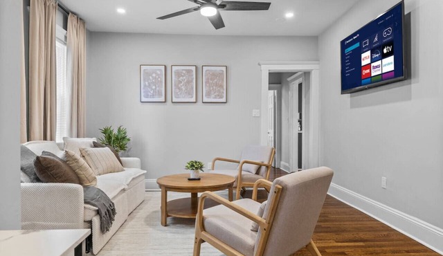 Spacious 3BR Apartment for 8 | Heart of Boston