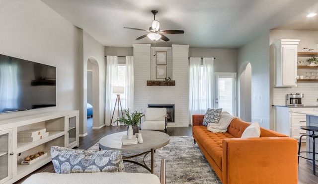 Spacious 3BR Furnished Yukon Home | Patio