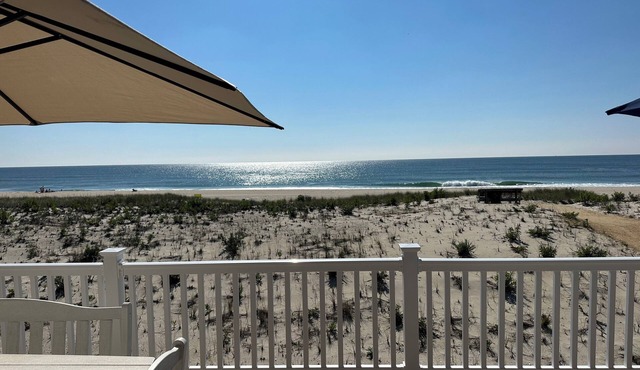 Spacious 4-bedroom 2.5 bath oceanfront home on Long Beach Island with WiFi, AC