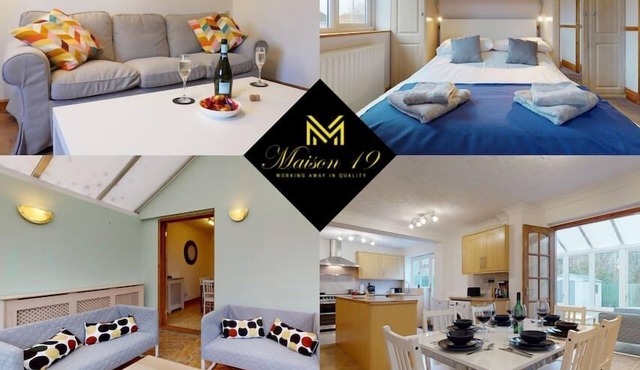 Spacious 4 bedroom property with parking for 5 cars.