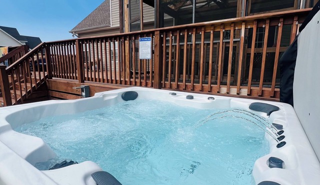Spacious 4BR -Hot Tub & Game Room – Near Winery & Distillery