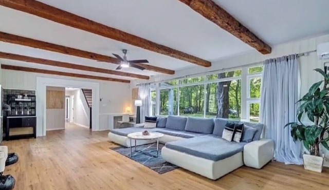 Spacious 5-bed home in charming Stroudsburg with indoor/outdoor pool! Near all!