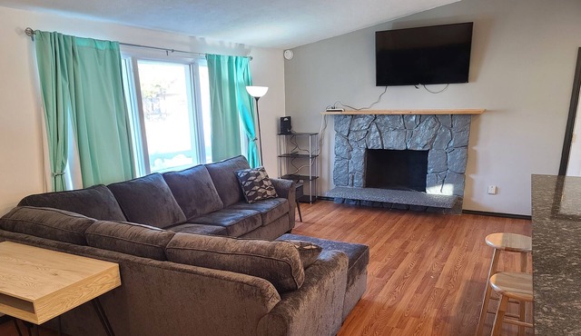 Spacious 5-bedroom residential home with fire pit