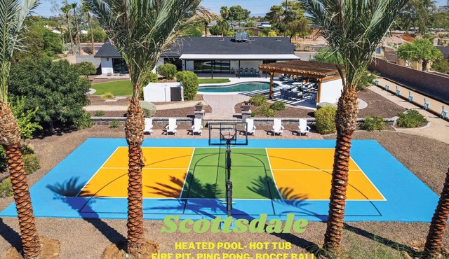 Spacious 5-bedroom house with Pickleball, Heated Pool, Hot Tub, and much more