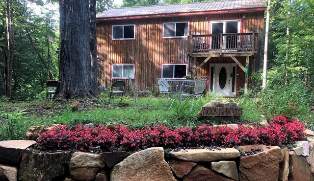Spacious 6-bedroom lodge in peaceful Moravian Falls with WiFi, AC
