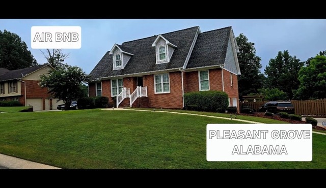 Spacious 6-bedroom house in Pleasant Grove with AC, WiFi, fitness room, pool