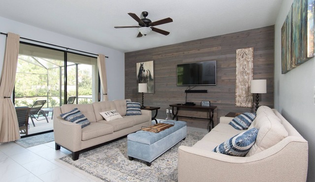 Spacious 6BR Family Retreat w/Private Pool and Spa in Resort Community!