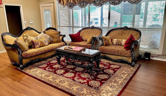 Spacious 7-bedroom, 15-acre estate with private 2-boat and fishing dock!