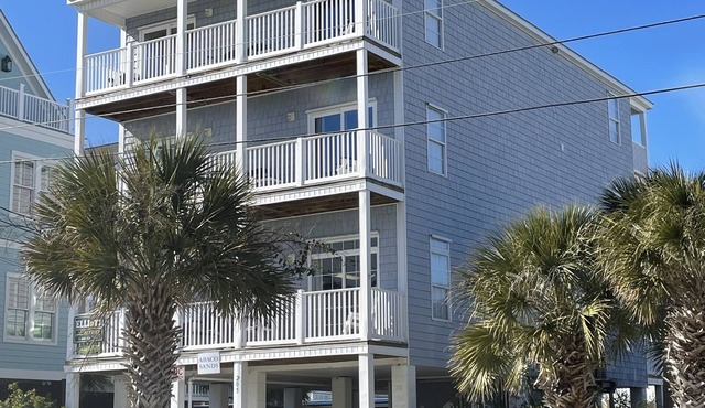 Spacious 8 BR 7 Bath Beach House, 6 Balconies, Own Pool/Spa, 2 Min Walk to Beach