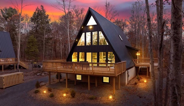 Spacious A-Frame | Hot Tub | Movie Room | Firepit