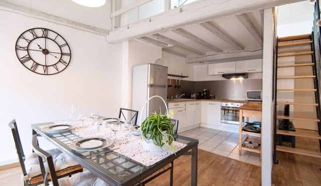 Spacious and charming flat at the gateway to Lyon and the Dombes