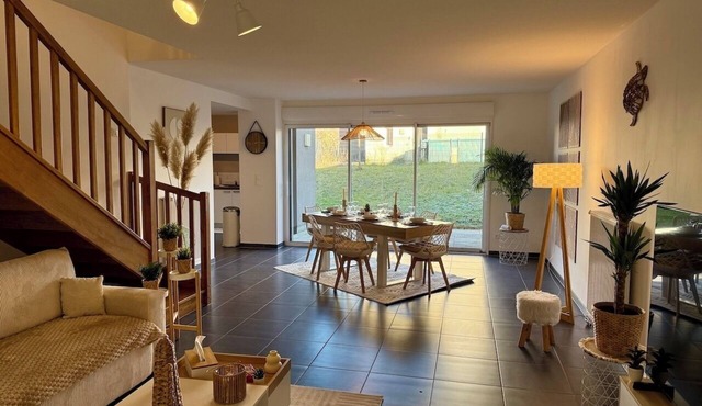 Spacious and cozy house in Metz near the center with garden and terrace