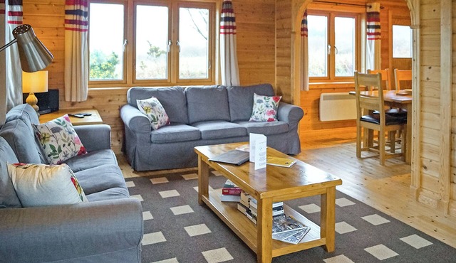 Spacious and luxurious lodge.