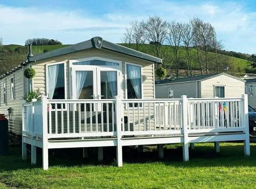 Spacious and modern 3 bedroom Doniford Bay Haven Caravan Park Static Caravan