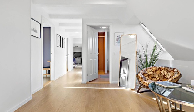 Spacious and modern vacation apartment in the heart of the island of Bornholm.