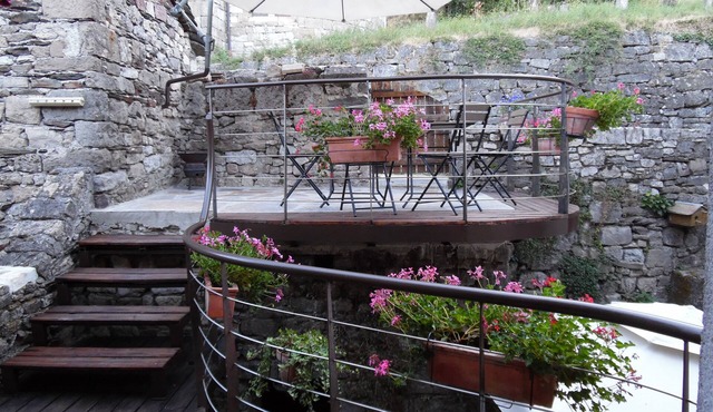 Spacious apartment in cévenol village house