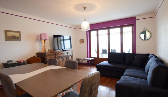 Spacious Apartment in Evian with Lake View, Balcony, and Pet-Friendly