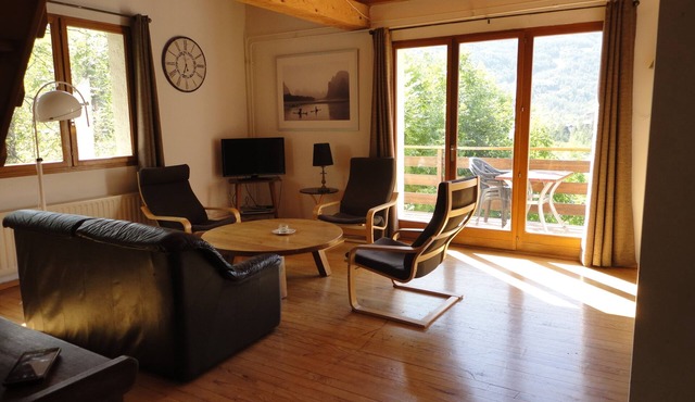 Spacious apartment in chalet with a beautiful view!
