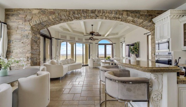 Spacious beach front home with amazing ocean views, just steps from the beach!