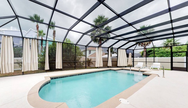 Spacious beach house with private pool, soaking tub, oceanfront views