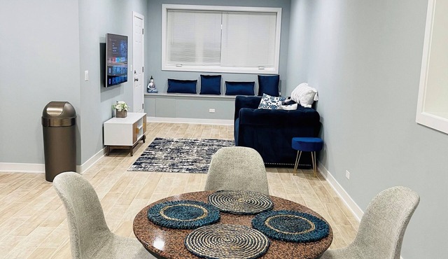 Spacious brand new condo - 15 mins from downtown Chicago! Sleeps 4