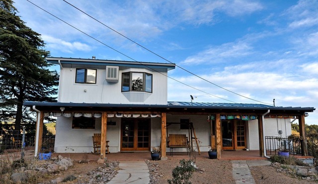 Spacious Cabin Rental with Beautiful Mountain Views near Pinos Altos, New Mexico