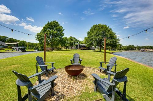 Spacious Cedar Creek Home with Boat Lift and Views!