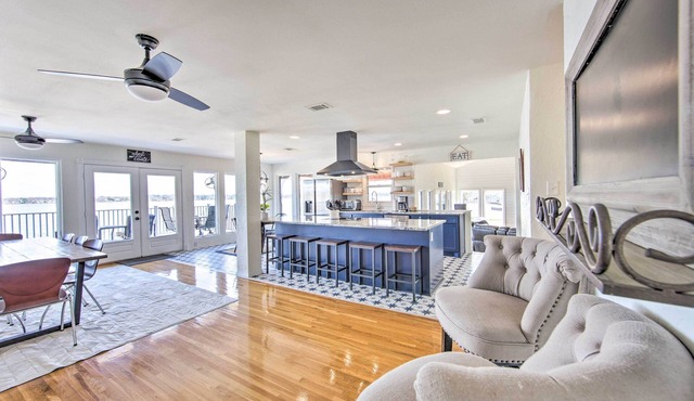 Spacious Cedar Creek Home w/Boat Lift + Views!