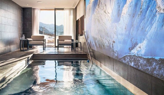 Spacious chalet in Arc 1800 with indoor pool and sauna