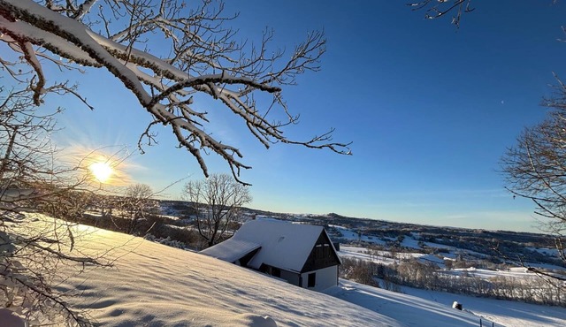 Spacious chalet (8p-2bath; 150m2) surrounded by nature at the foot of the Sancy