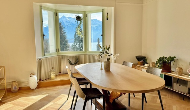 Spacious Chalet with stunning lake and mountain view