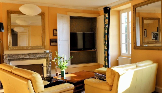 Spacious, charming 310-square-meter home with 5 bedrooms, fireplaces, a garden, and a pétanque court in Le Tallud
