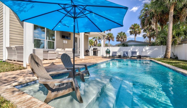 Spacious Coastal Home with Heated Pool