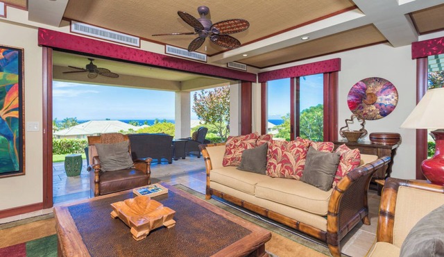 Spacious Condo with Backyard and Ocean views | Mauna Kea Resort