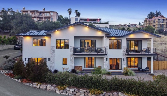 Spacious, contemporary home with views over the Silverado Resort Golf Course.