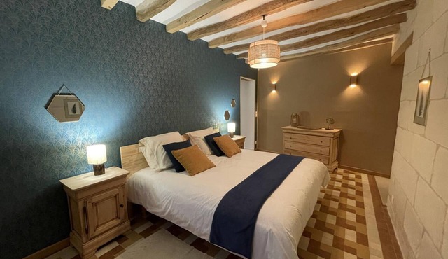 Spacious cottage in Touraine with garden and terrace, near vineyards