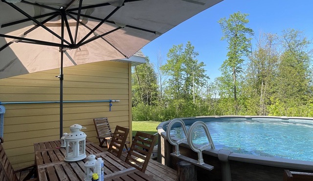 Spacious Country Home Located on ten Acres of Forest and Meadow Land