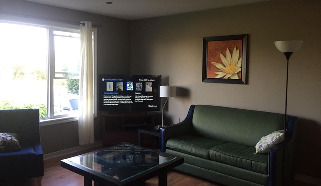Spacious deck with BBQ, lots of seating for entertaining plus Outdoor bonfire