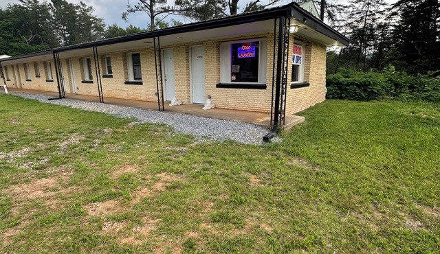 Spacious double sized motel room next door to Bar & Grill