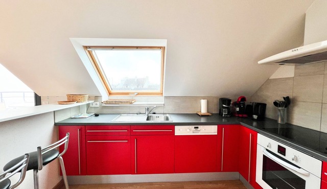 Spacious duplex sea view, balcony terrace + parking space/IDEAL FAMILY